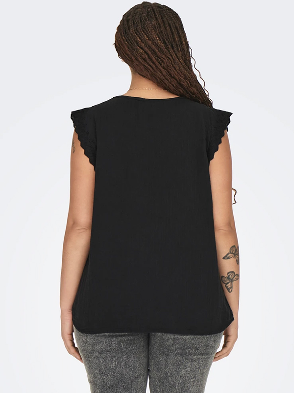 CARTHYRA - Plus Size Topp fra Only Carmakoma