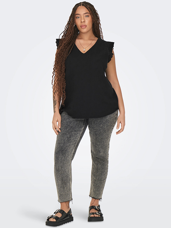 CARTHYRA - Plus Size Topp fra Only Carmakoma