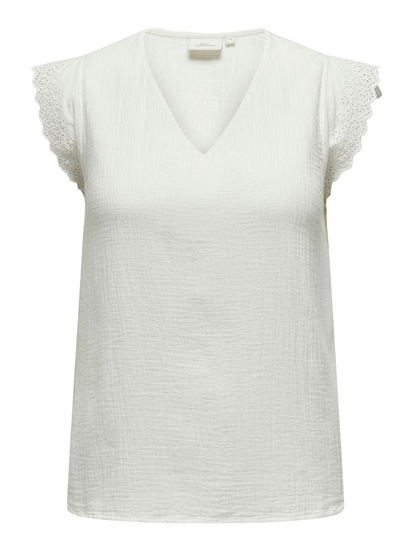 CARTHYRA - Plus Size Bluse fra Only Carmakoma