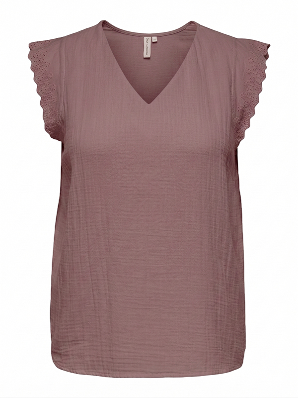 CARTHYRA - Plus Size Topp fra Only Carmakoma