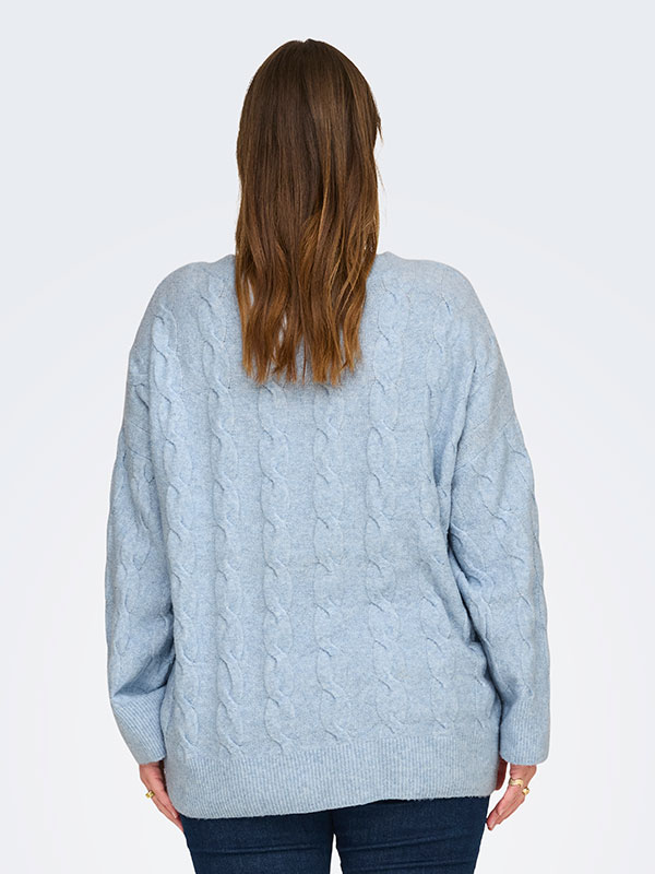 CARJEANETT - Plus Size Genser fra Only Carmakoma