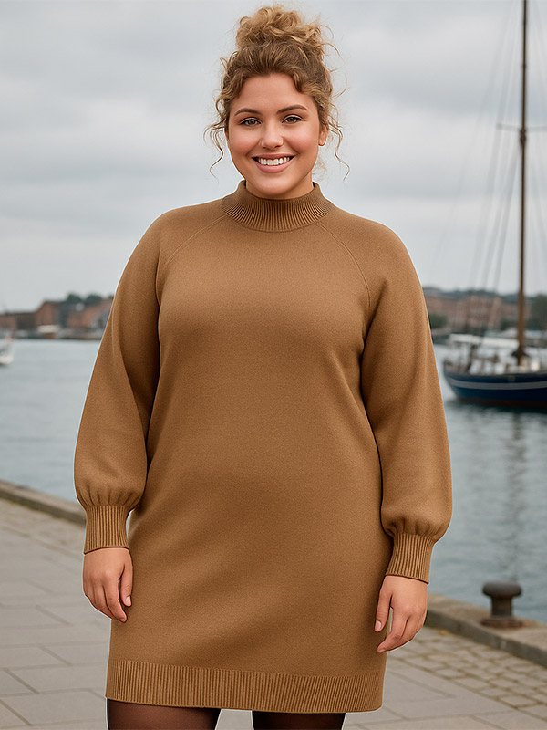 CARFRIDA - Plus Size Kjole fra Only Carmakoma
