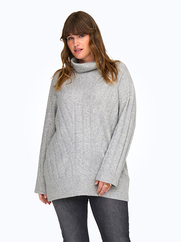 CARJEANETT - Plus Size Genser fra Only Carmakoma