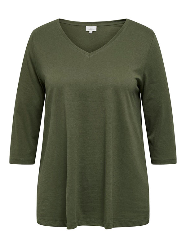 CARBONNIE - Plus Size T-shirt fra Only Carmakoma