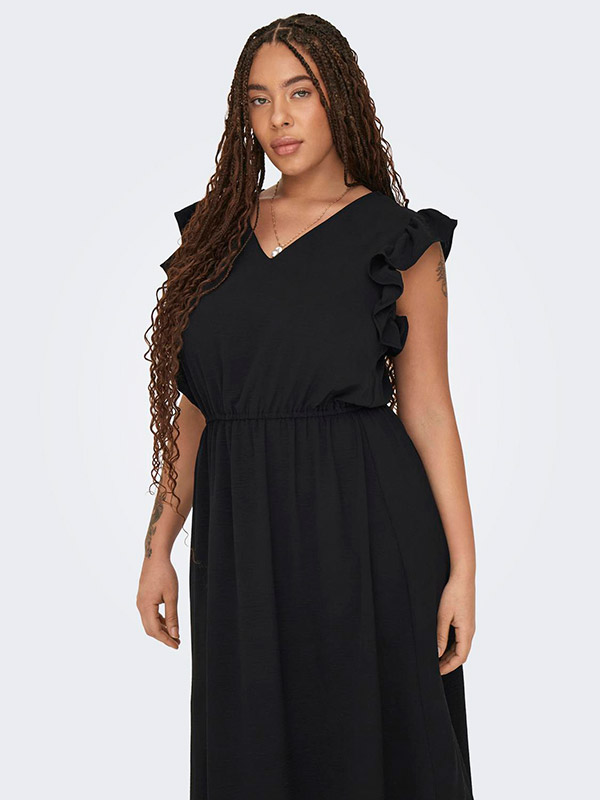 CARMETTA - Plus Size Kjole fra Only Carmakoma
