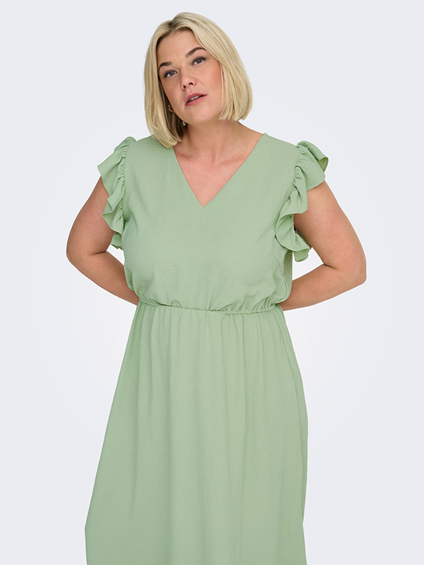 CARMETTA - Plus Size Kjole fra Only Carmakoma