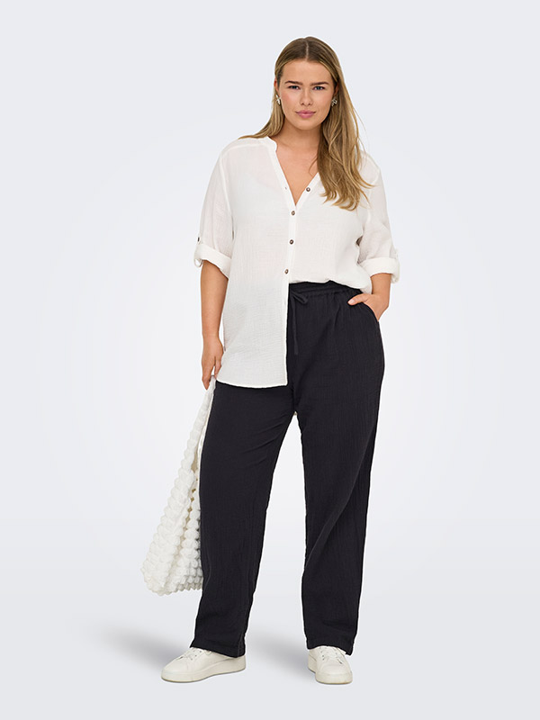 CARTHYRA - Plus Size Bukser fra Only Carmakoma