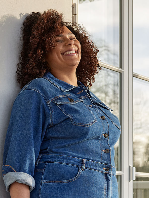 CARPOPPY - Plus Size Buksedress fra Only Carmakoma