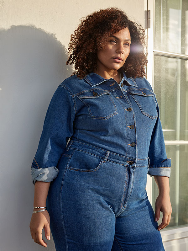 CARPOPPY - Plus Size Buksedress fra Only Carmakoma