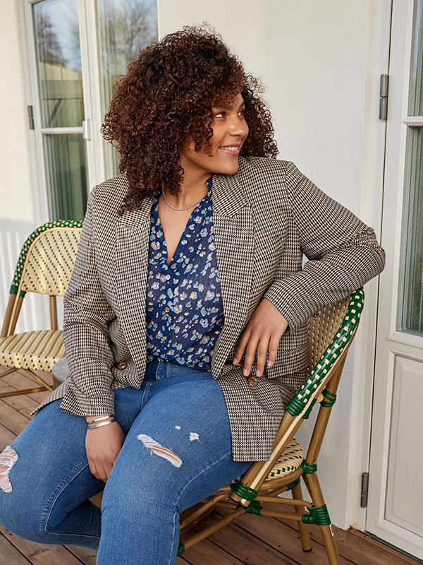CARLETTIE - Plus Size Blazer fra Only Carmakoma