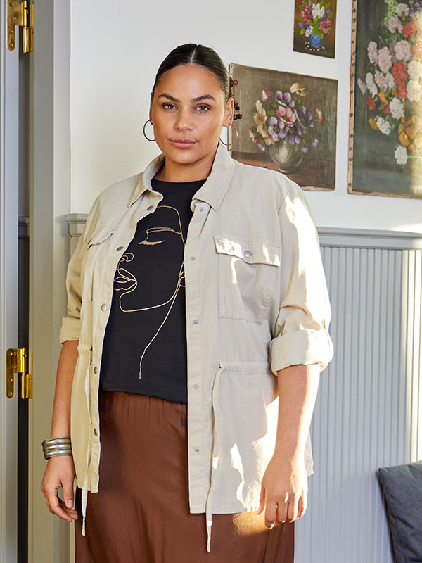 CARAIME - Plus Size Skjorte fra Only Carmakoma