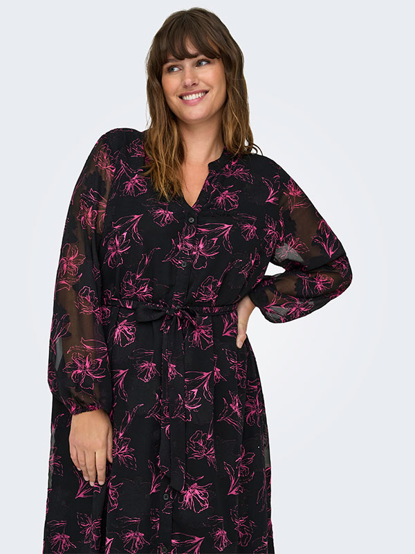 CARMELENA - Plus Size Kjole fra Only Carmakoma