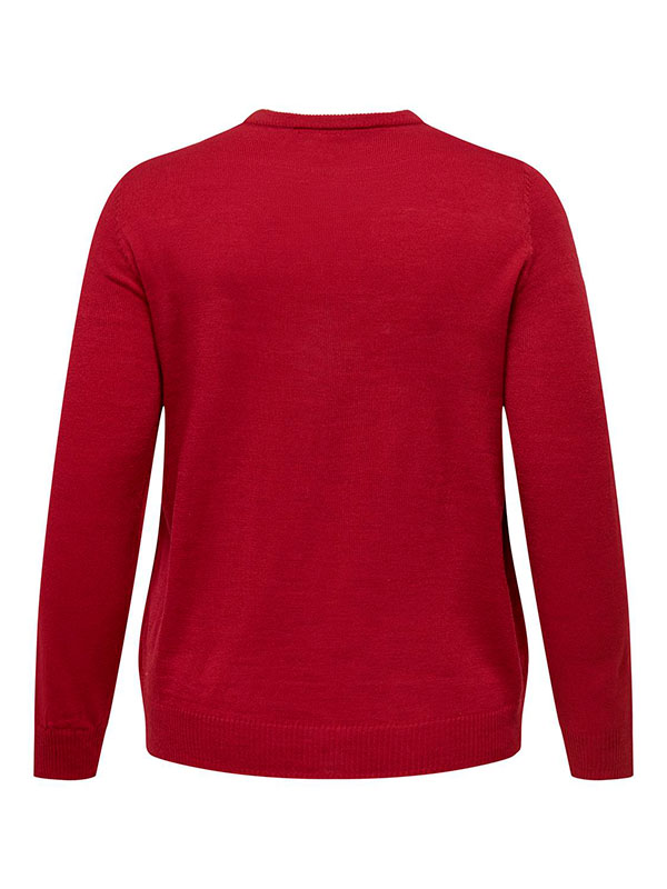 CARXMAS - Plus Size Genser fra Only Carmakoma