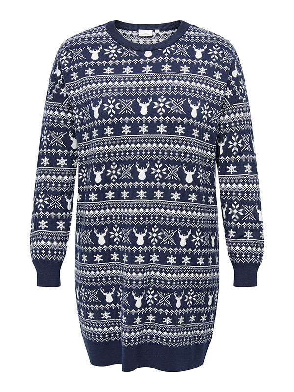 CARXMAS - Plus Size Kjole fra Only Carmakoma