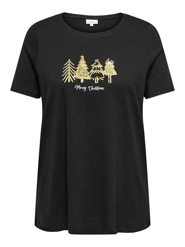 CARXMAS - Plus Size T-shirt fra Only Carmakoma