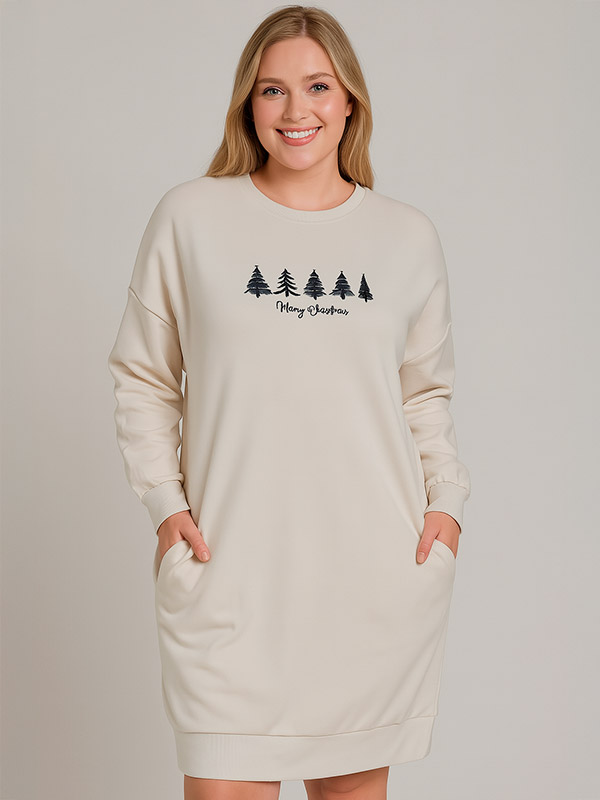 CARXMAS - Plus Size Kjole fra Only Carmakoma