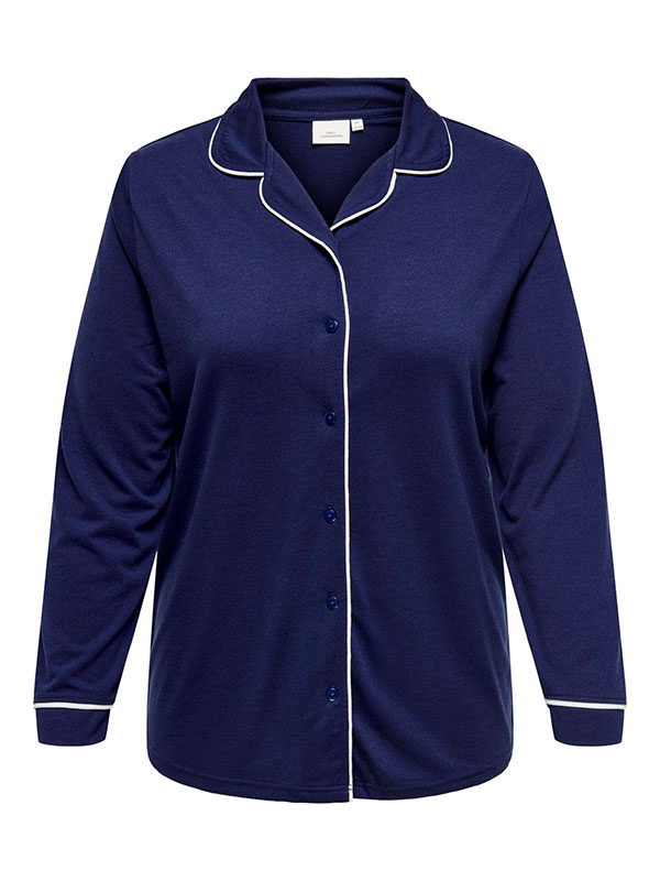 CARNIGHT - Plus Size Night blouse fra Only Carmakoma
