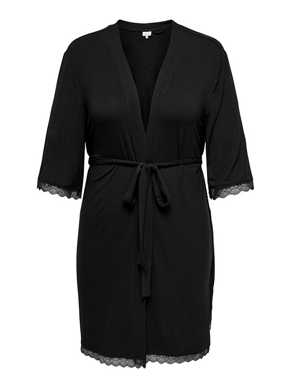 CARLACEY - Plus Size Morgenkåbe fra Only Carmakoma