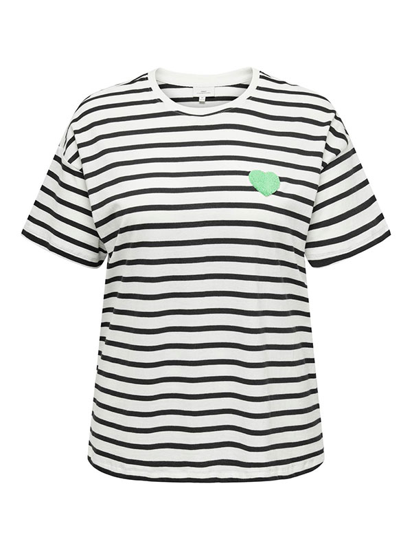 CARNELLIE - Plus Size T-shirt fra Only Carmakoma