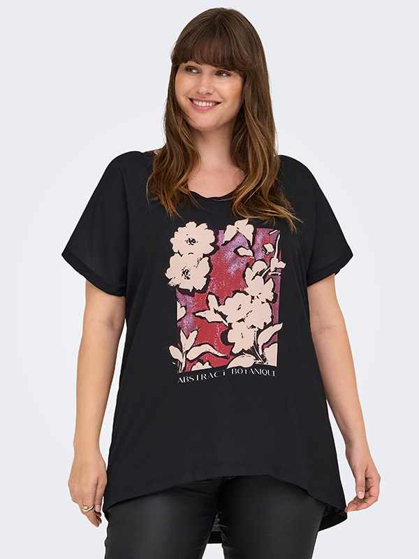 CARKETTY - Plus Size T-shirt fra Only Carmakoma