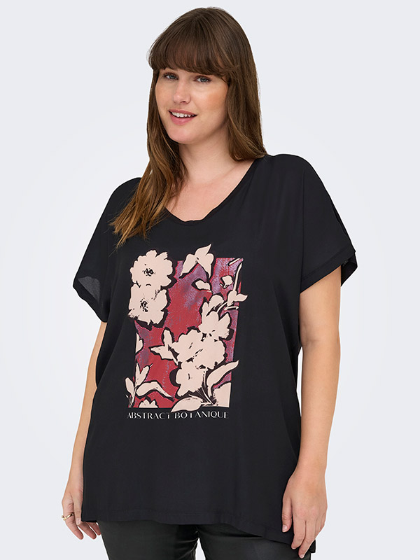 CARKETTY - Plus Size T-shirt fra Only Carmakoma