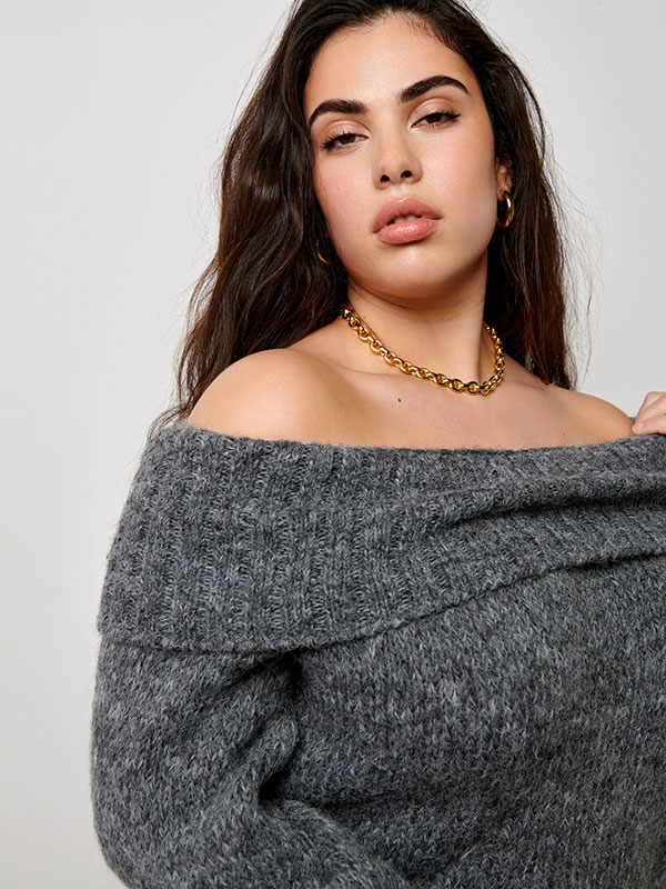 CARMARIE - Plus Size Genser fra Only Carmakoma