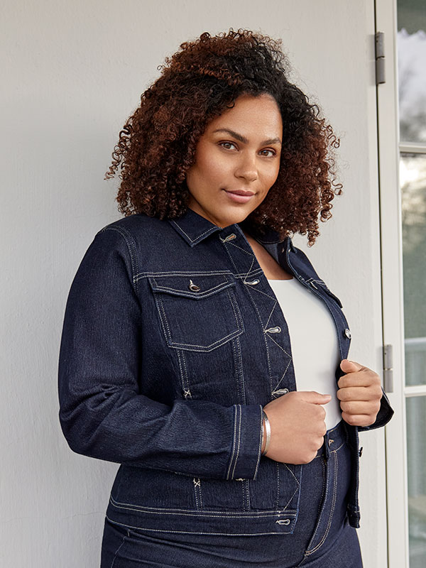 CARWONDER - Plus Size Jakke fra Only Carmakoma