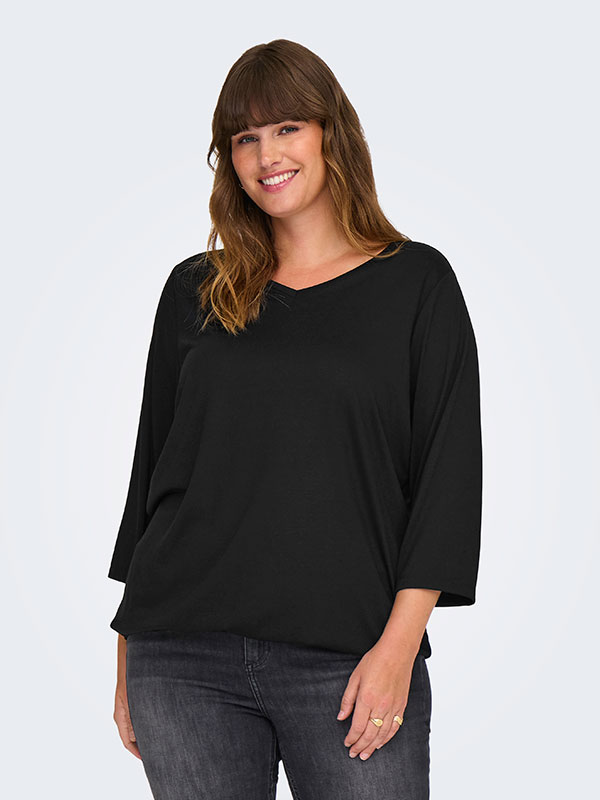CARCARLINNE - Plus Size Bluse fra Only Carmakoma