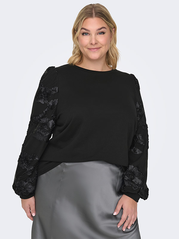 CARROSANNA - Plus Size Bluse fra Only Carmakoma