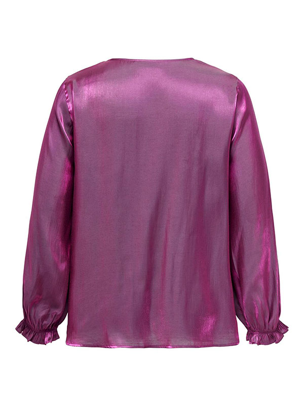 CARFRITZ - Plus Size Bluse fra Only Carmakoma
