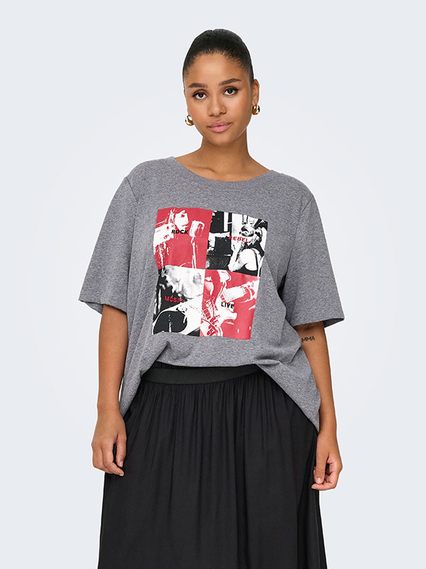 CARJIMINA - Plus Size T-shirt fra Only Carmakoma