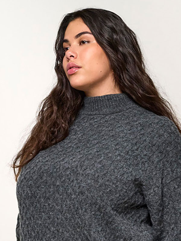 CARLITA - Plus Size Kjole fra Only Carmakoma