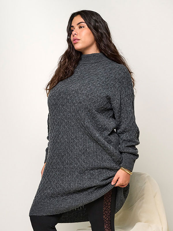 CARLITA - Plus Size Kjole fra Only Carmakoma