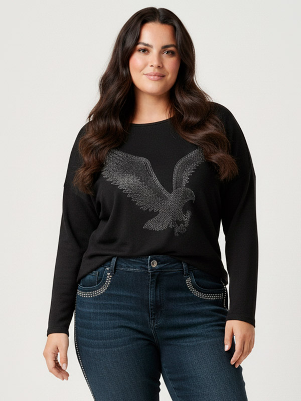 CARALBA - Plus Size Genser fra Only Carmakoma