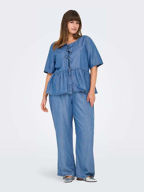 CARCHARIS - Plus Size Bukser fra Only Carmakoma