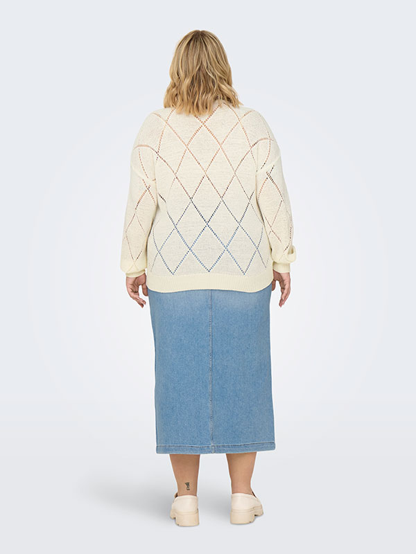 CARGEENAS - Plus Size Genser fra Only Carmakoma