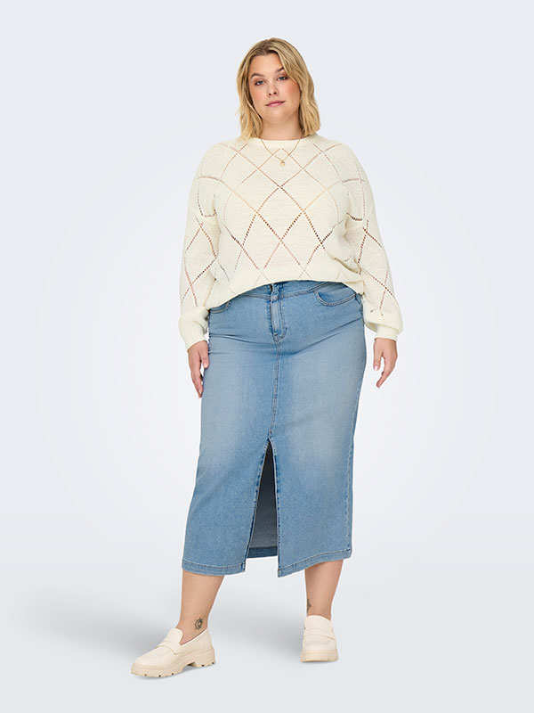 CARGEENAS - Plus Size Genser fra Only Carmakoma