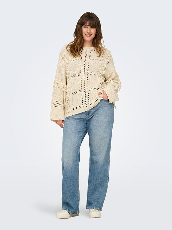 CARYRSA - Plus Size Genser fra Only Carmakoma