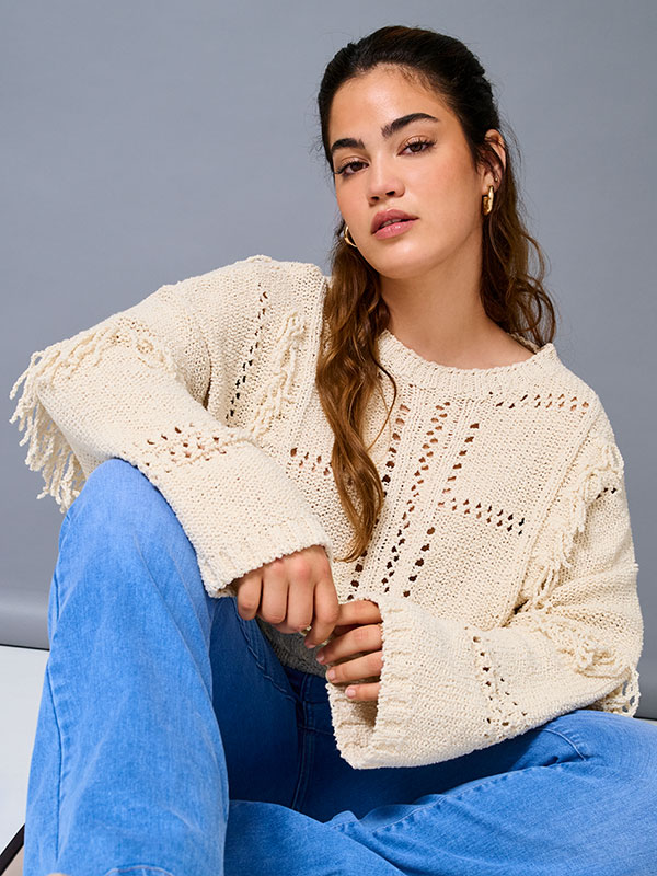 CARYRSA - Plus Size Genser fra Only Carmakoma