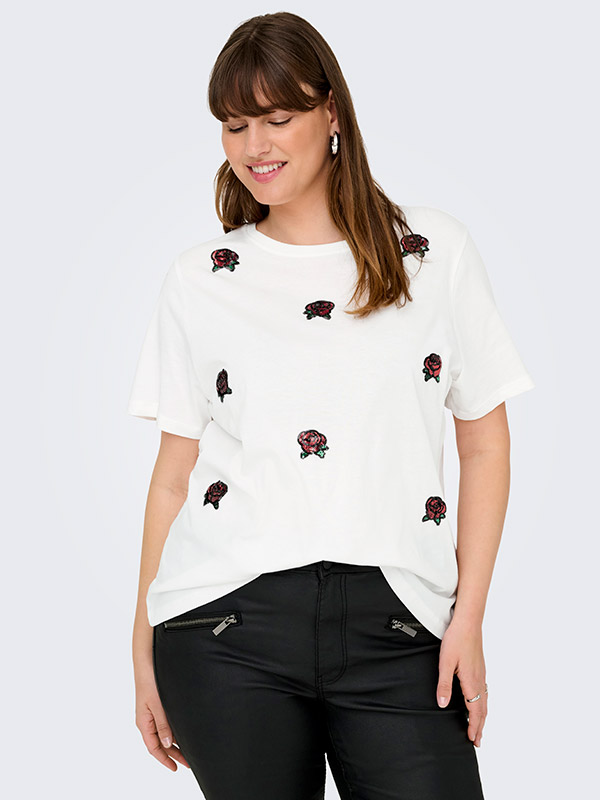 CARKITA - Plus Size T-shirt fra Only Carmakoma