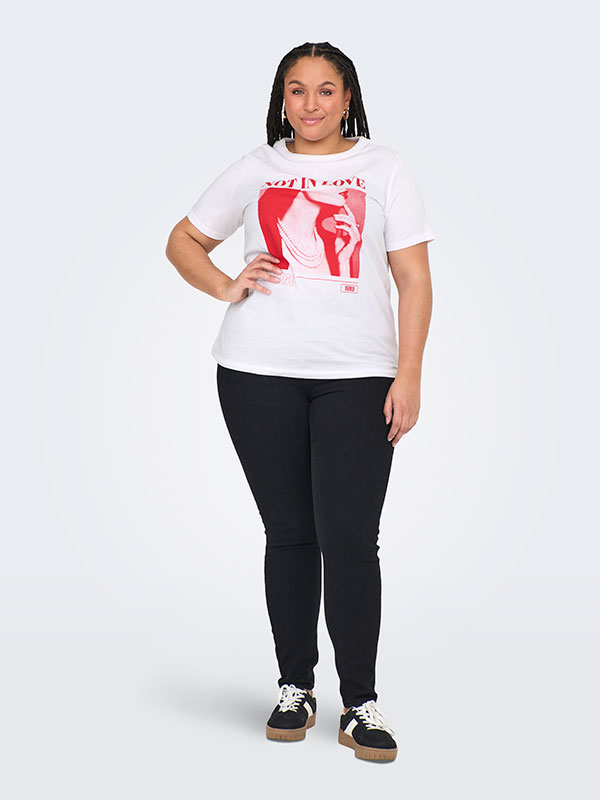 CARJULIETA - Plus Size T-shirt fra Only Carmakoma