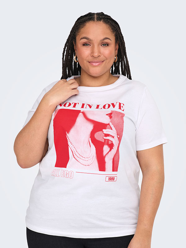 CARJULIETA - Plus Size T-shirt fra Only Carmakoma