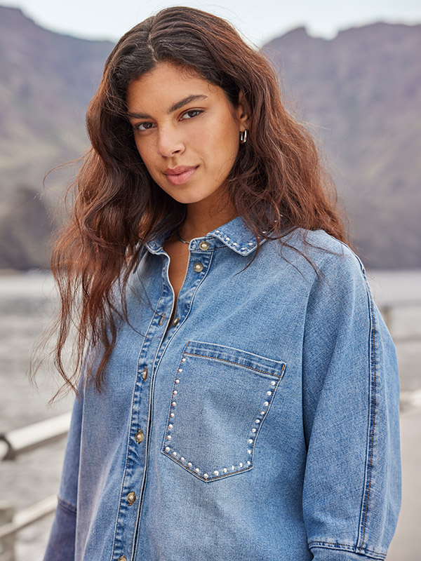CARGRACE - Plus Size Skjorte fra Only Carmakoma