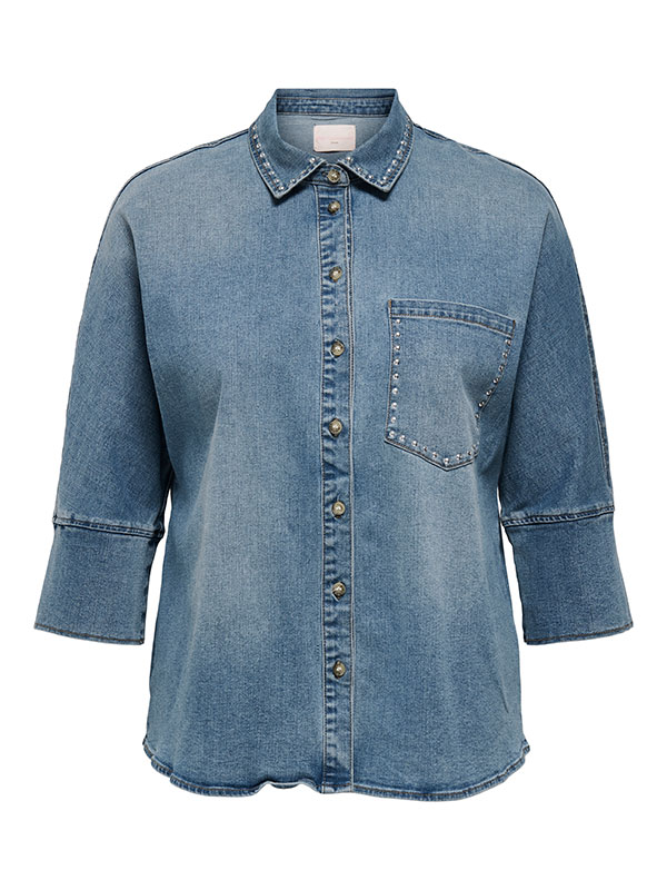 CARGRACE - Plus Size Skjorte fra Only Carmakoma