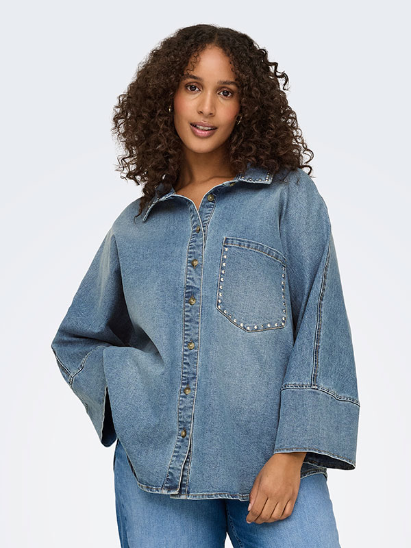 CARGRACE - Plus Size Skjorte fra Only Carmakoma