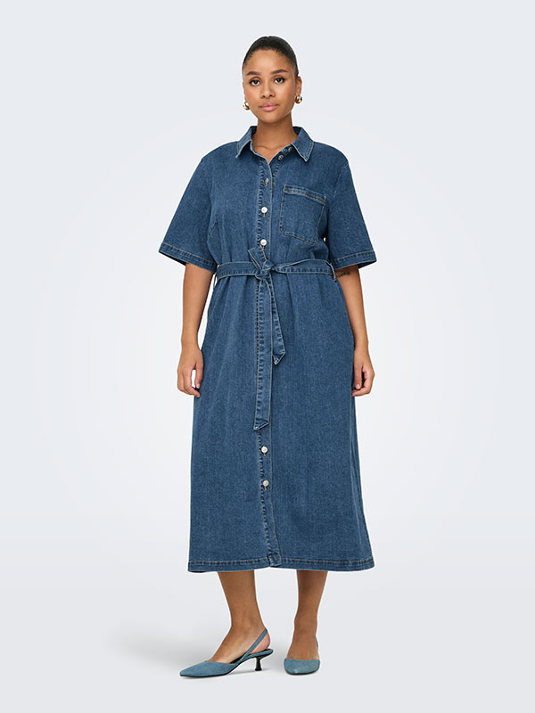 CARLANA - Plus Size Kjole fra Only Carmakoma
