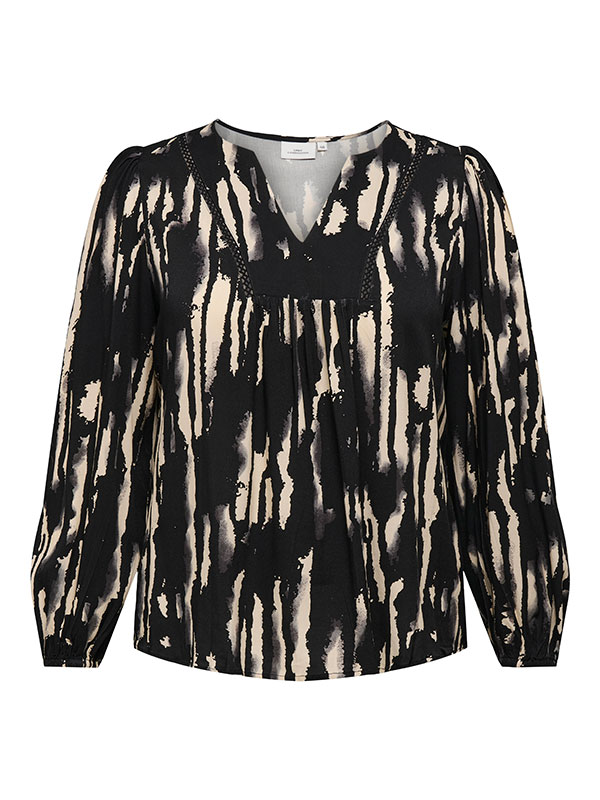 CARMIKAELA - Plus Size Bluse fra Only Carmakoma