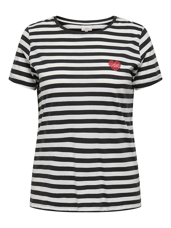 CARMOODY - Plus Size T-shirt fra Only Carmakoma