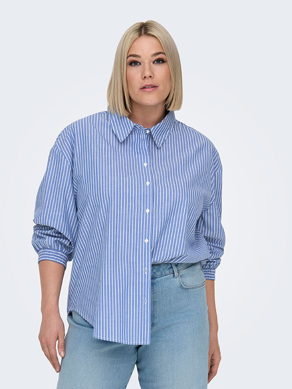 CARARJA - Plus Size Skjorte fra Only Carmakoma