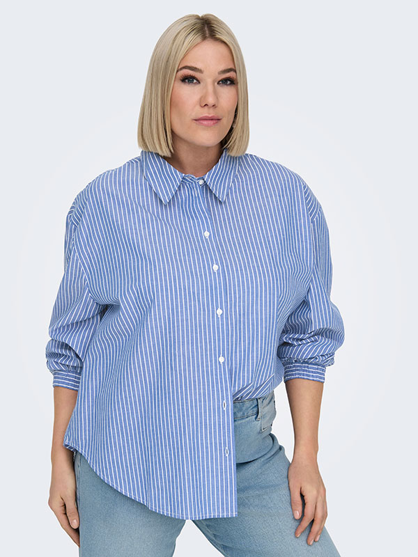 CARARJA - Plus Size Skjorte fra Only Carmakoma